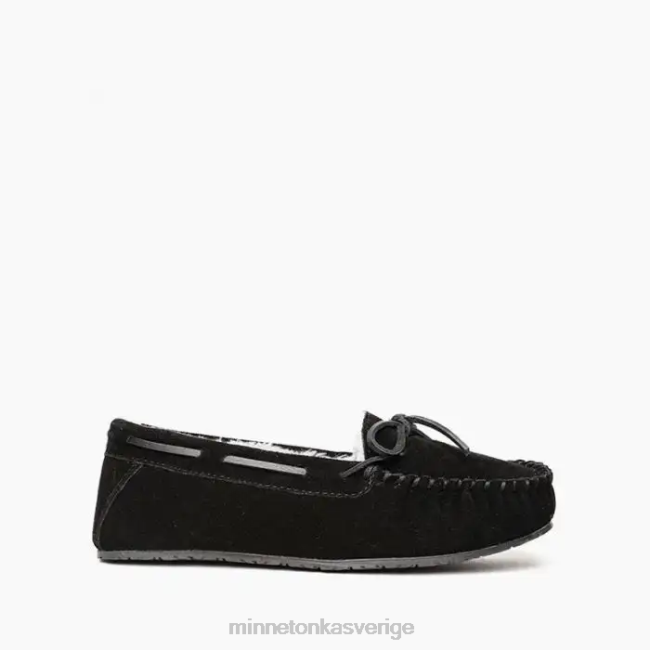 Minnetonka kvinnor bekväm moc HTZ4DP263 Skodon svart