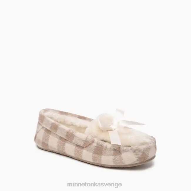 Minnetonka kvinnor cosi HTZ4DP303 Skodon brunkräm buffelpläd