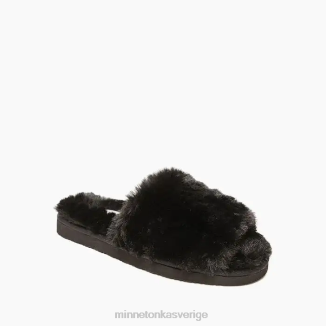 Minnetonka kvinnor eileen HTZ4DP271 Skodon svart