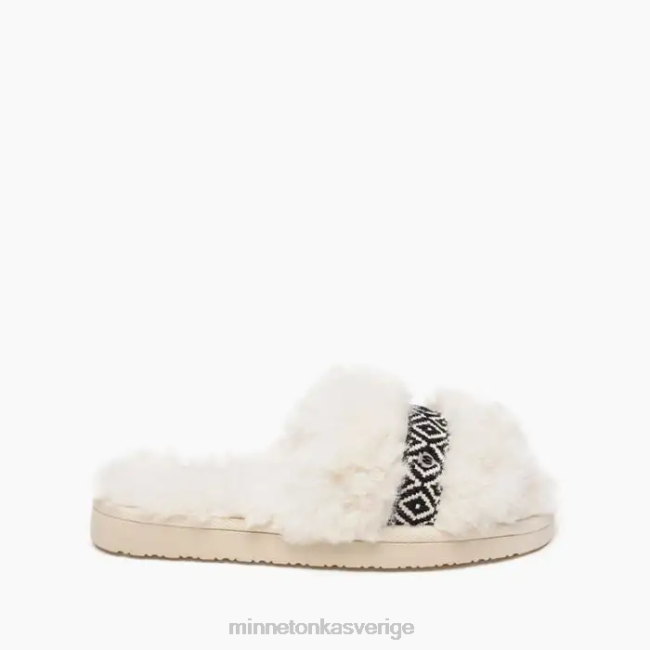 Minnetonka kvinnor eva HTZ4DP268 Skodon grädde
