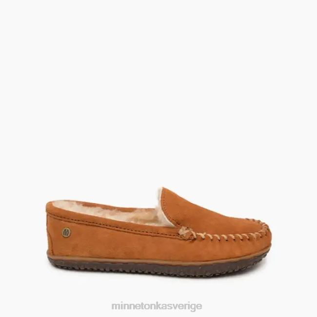 Minnetonka kvinnor fårskinn terese HTZ4DP142 Skodon brun