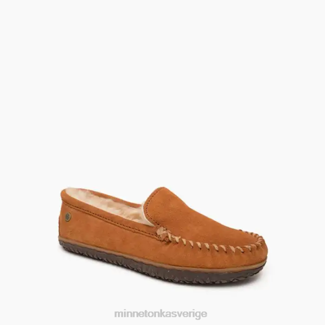 Minnetonka kvinnor fårskinn terese HTZ4DP142 Skodon brun