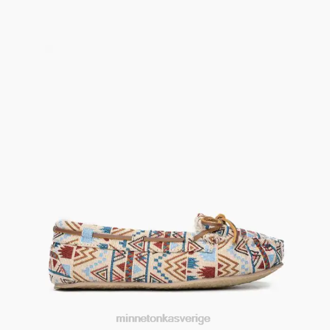 Minnetonka kvinnor kallt HTZ4DP202 Skodon gräddmosaik