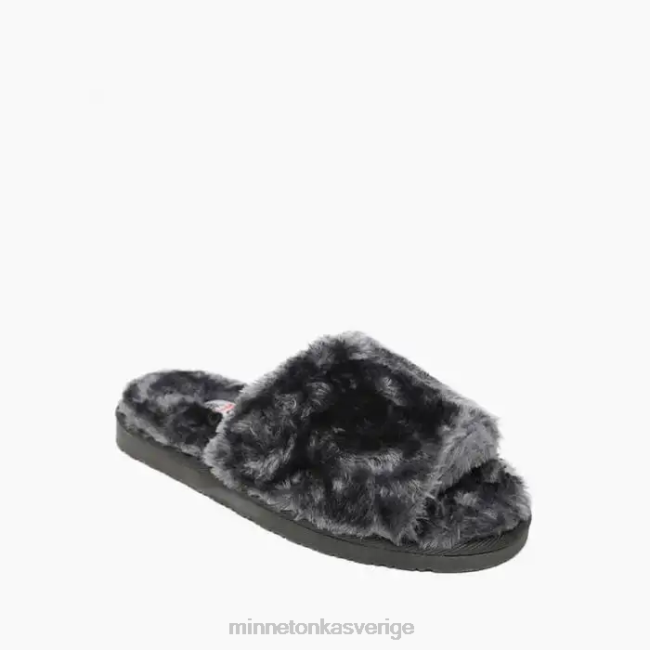 Minnetonka kvinnor lolo HTZ4DP288 Skodon träkol