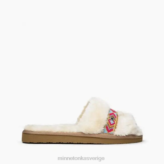 Minnetonka kvinnor london HTZ4DP277 Skodon grädde