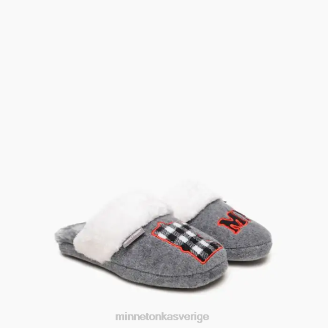 Minnetonka kvinnor minny HTZ4DP253 Skodon grå
