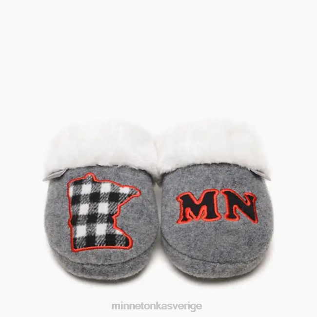 Minnetonka kvinnor minny HTZ4DP253 Skodon grå