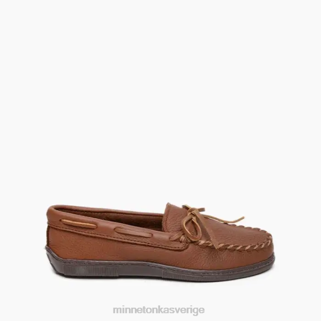 Minnetonka män älgskinn klassiker HTZ4DP325 Skodon karmel