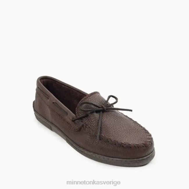 Minnetonka män älgskinn klassiker HTZ4DP326 Skodon choklad