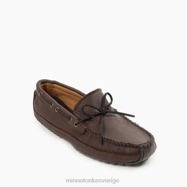 Minnetonka män älgskinn weekender HTZ4DP342 Skodon choklad