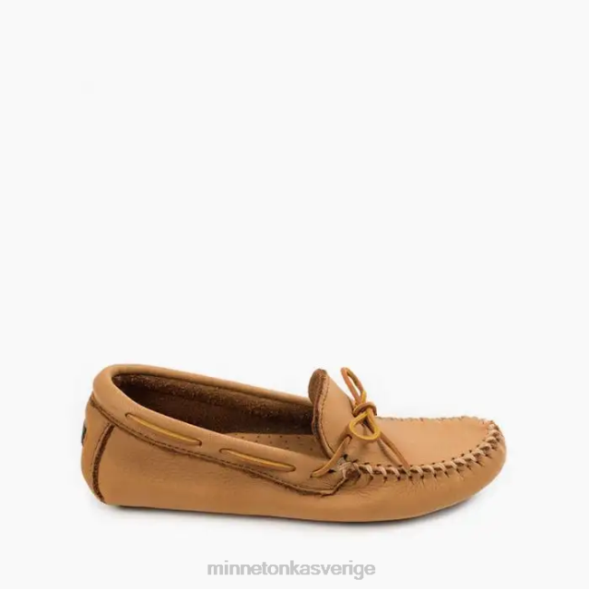 Minnetonka män älgskinnsförare HTZ4DP356 Skodon naturlig