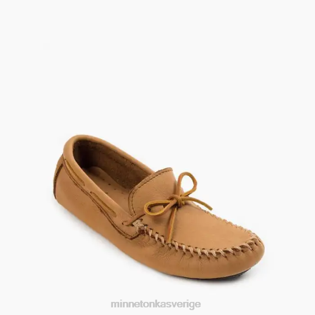 Minnetonka män älgskinnsförare HTZ4DP356 Skodon naturlig