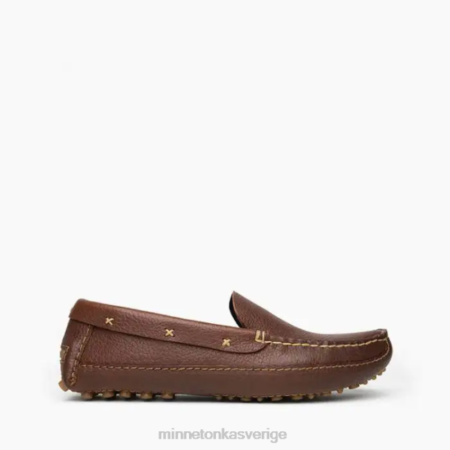 Minnetonka män p.w. kör loafer HTZ4DP394 Skodon brun