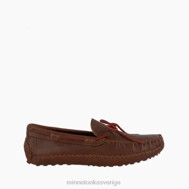 Minnetonka män p.w. kör moc HTZ4DP376 Skodon brun/konjak
