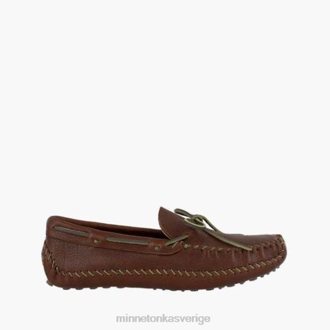 Minnetonka män p.w. kör moc HTZ4DP377 Skodon brun/oliv