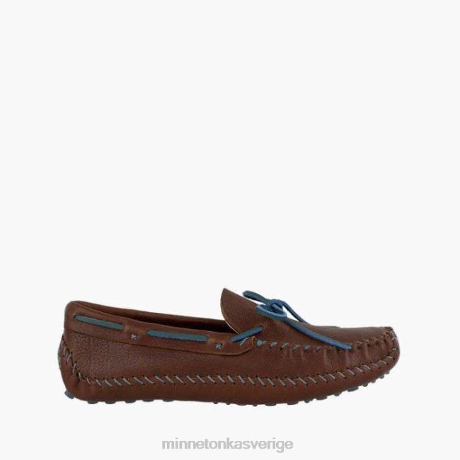 Minnetonka män p.w. kör moc HTZ4DP378 Skodon brun/stålblå