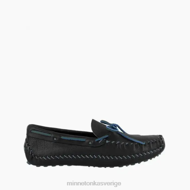 Minnetonka män p.w. kör moc HTZ4DP381 Skodon svart/stålblå