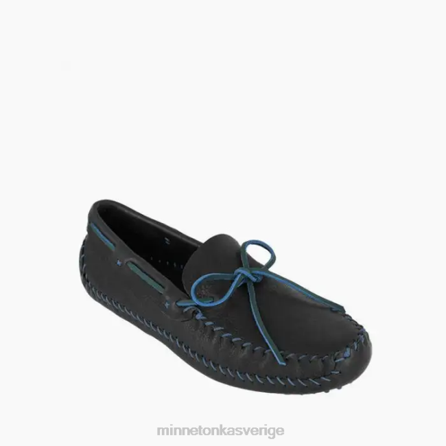 Minnetonka män p.w. kör moc HTZ4DP381 Skodon svart/stålblå