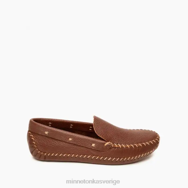Minnetonka män p.w. softsole drivande loafer HTZ4DP374 Skodon brun