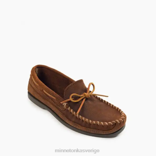 Minnetonka män väsentlig hårdsula moc HTZ4DP339 Skodon brun ruff