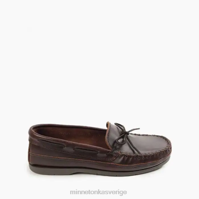 Minnetonka män väsentlig hårdsula moc HTZ4DP340 Skodon mörkbrun
