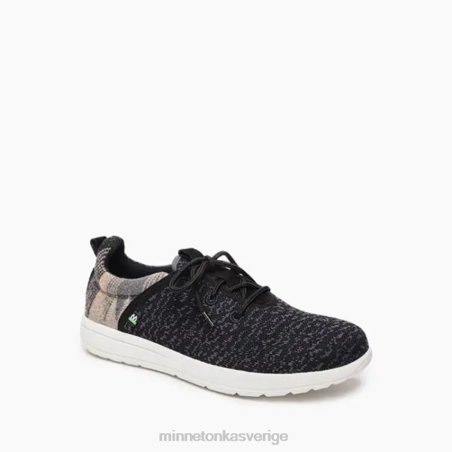 Minnetonka män eko på nytt HTZ4DP452 Skodon svart multi