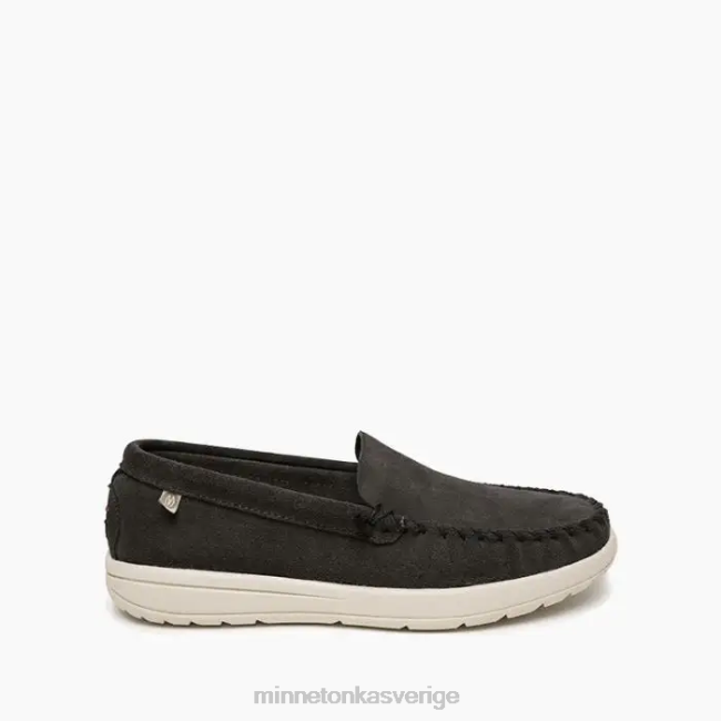 Minnetonka män upptäck klassiker HTZ4DP343 Skodon träkol