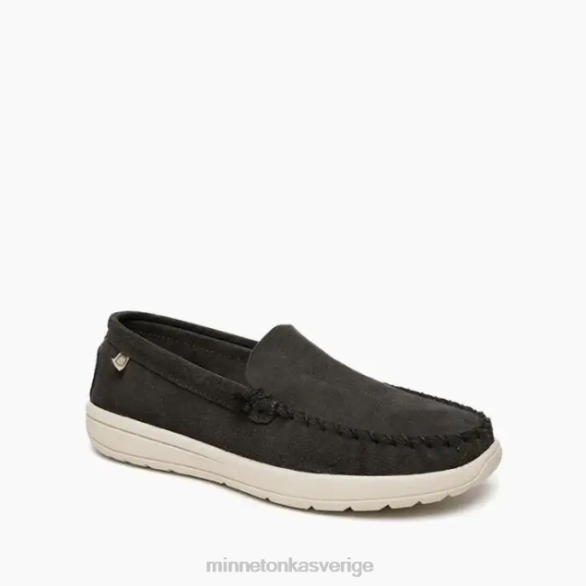Minnetonka män upptäck klassiker HTZ4DP343 Skodon träkol