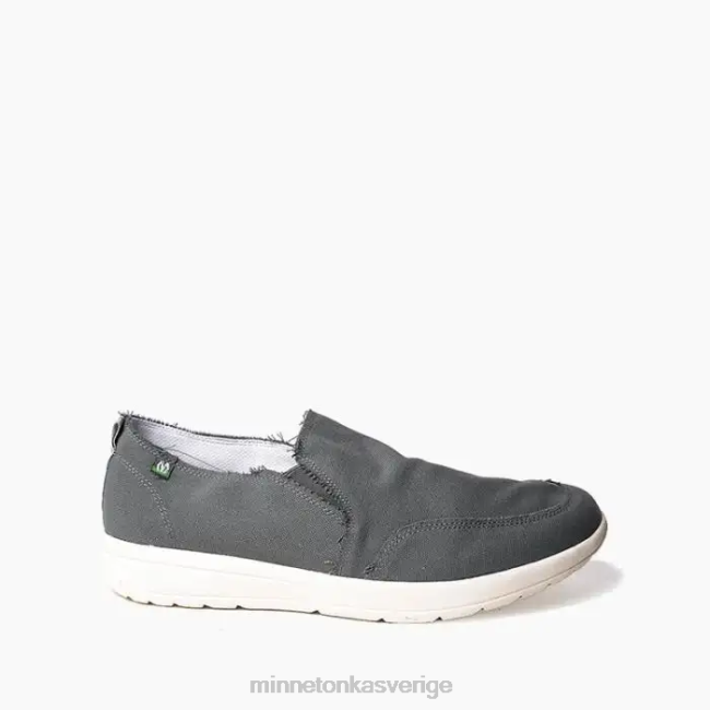 Minnetonka män vidd HTZ4DP350 Skodon grå