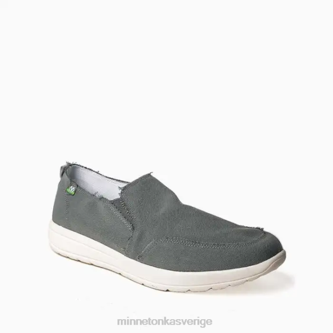 Minnetonka män vidd HTZ4DP350 Skodon grå