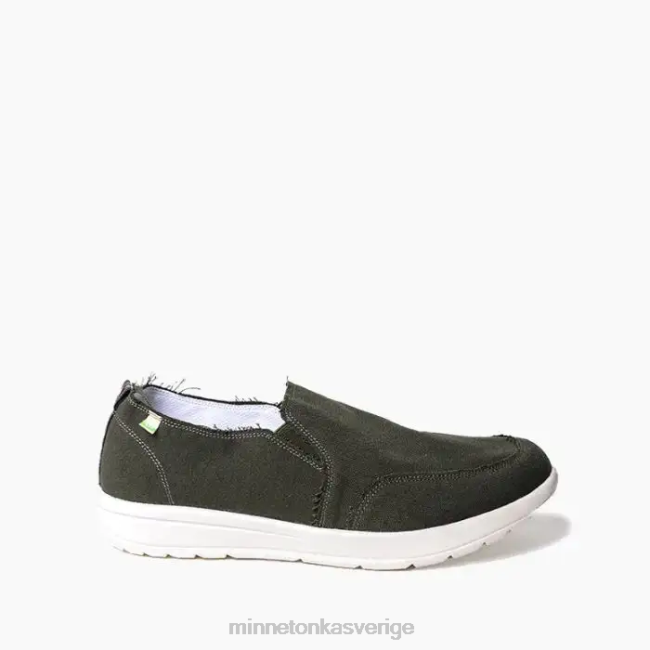 Minnetonka män vidd HTZ4DP352 Skodon oliv