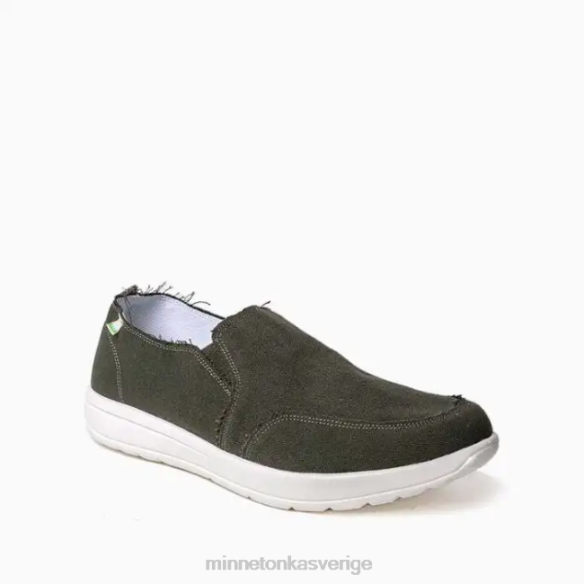 Minnetonka män vidd HTZ4DP352 Skodon oliv