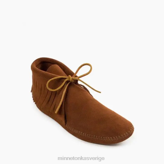 Minnetonka män klassisk frans mjuksula stövel HTZ4DP443 Skodon brun