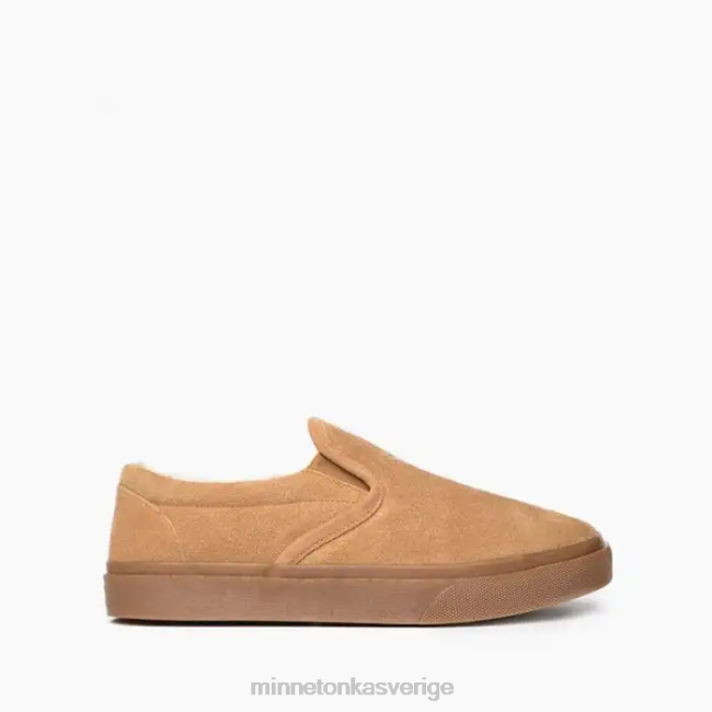 Minnetonka män alden HTZ4DP363 Skodon kanel