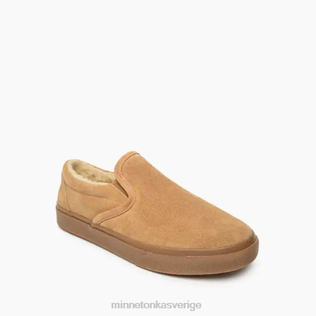 Minnetonka män alden HTZ4DP363 Skodon kanel