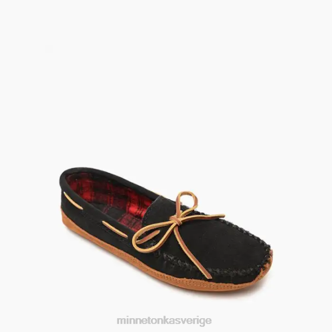 Minnetonka män dubbelbottnad fleece HTZ4DP364 Skodon svart