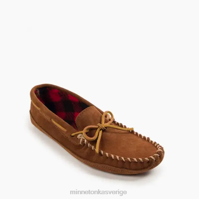 Minnetonka män dubbelbottnad fleece HTZ4DP365 Skodon brun