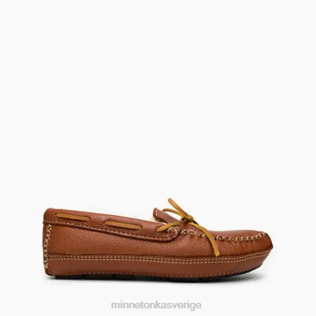 Minnetonka män fårskinn älgtoffla HTZ4DP410 Skodon karmel