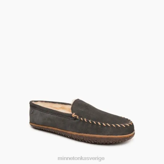 Minnetonka män fårskinn tobie HTZ4DP371 Skodon träkol