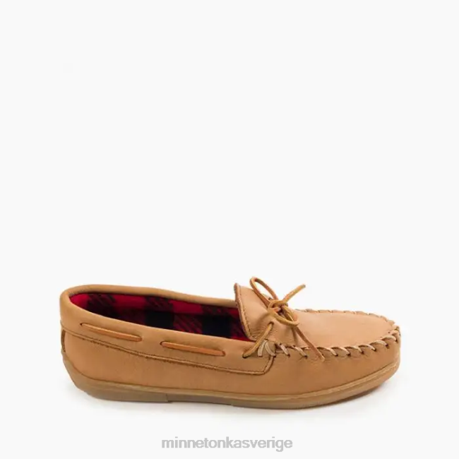 Minnetonka män älgskinn fleece moc HTZ4DP438 Skodon naturlig