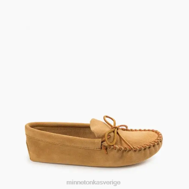 Minnetonka män mjuksula i läder HTZ4DP361 Skodon solbränna