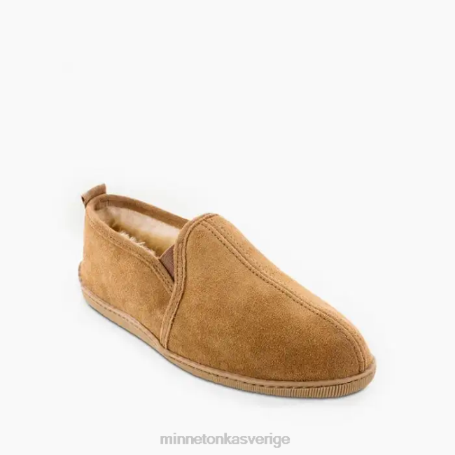 Minnetonka män twin gore fårskinn HTZ4DP414 Skodon gyllene solbränna