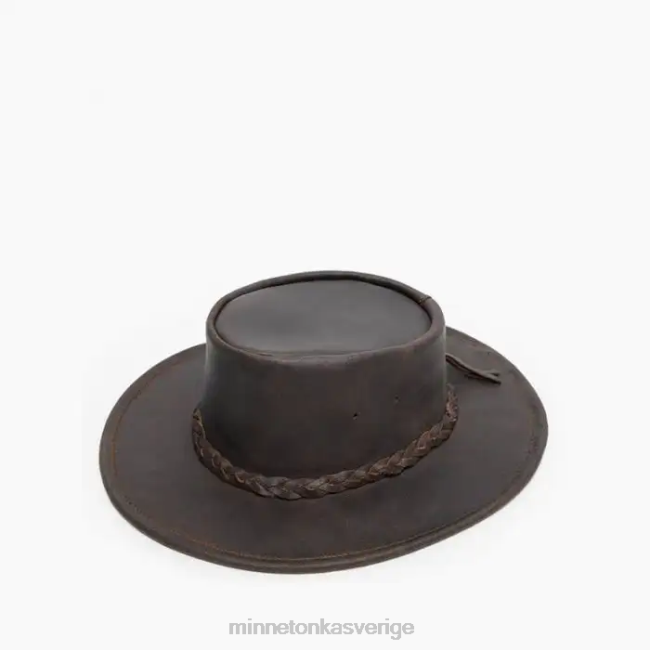 Minnetonka unisex- vika upp hatten HTZ4DP513 Tillbehör mörkbrun