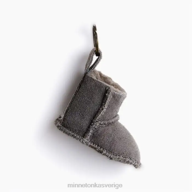 Minnetonka unisex- mini boot nyckelringar HTZ4DP535 Tillbehör grå