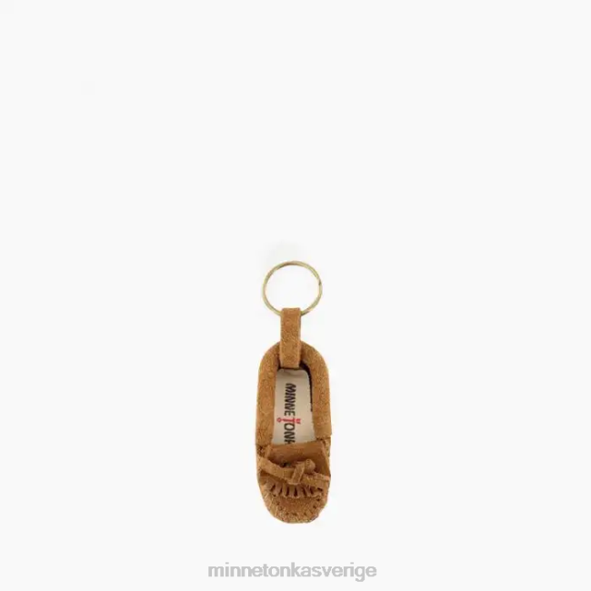 Minnetonka unisex- mini moc nyckelringar HTZ4DP530 Tillbehör dammig brun